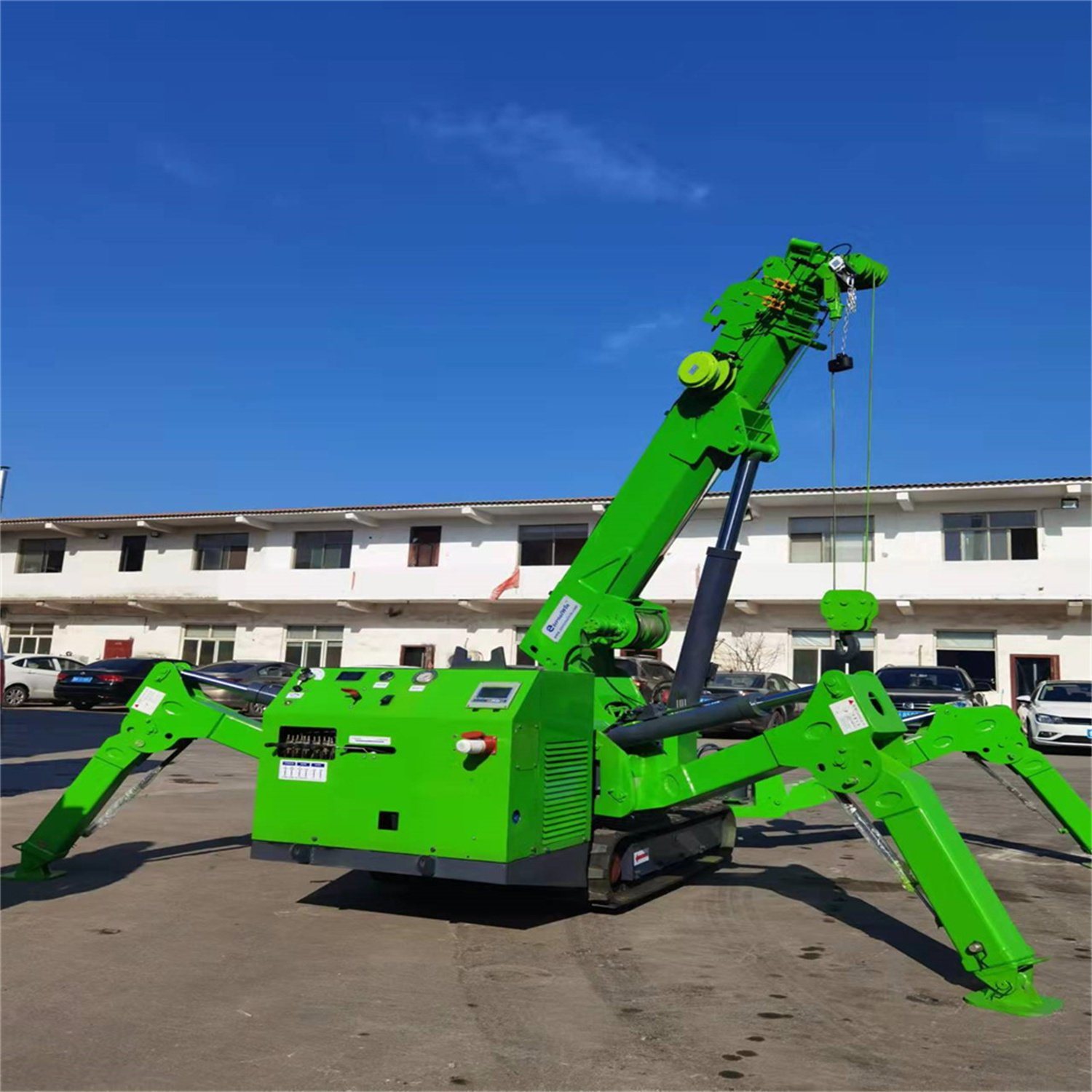 8 Ton Mini Crawler Crane Remote Control Spider Crane