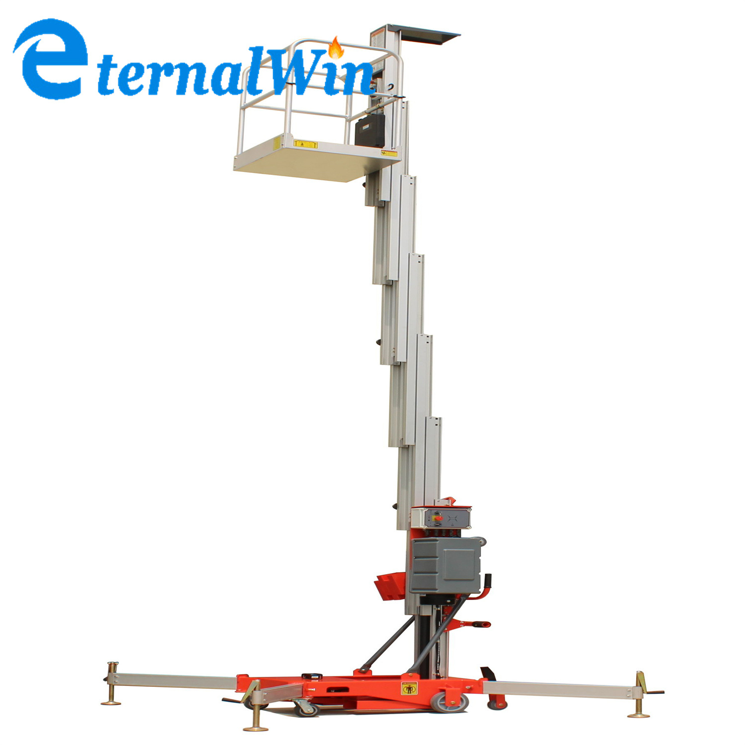 8m Vertical Electric Hydraulic Single Person Lift Aerial Mobile One Man Lift for Sale