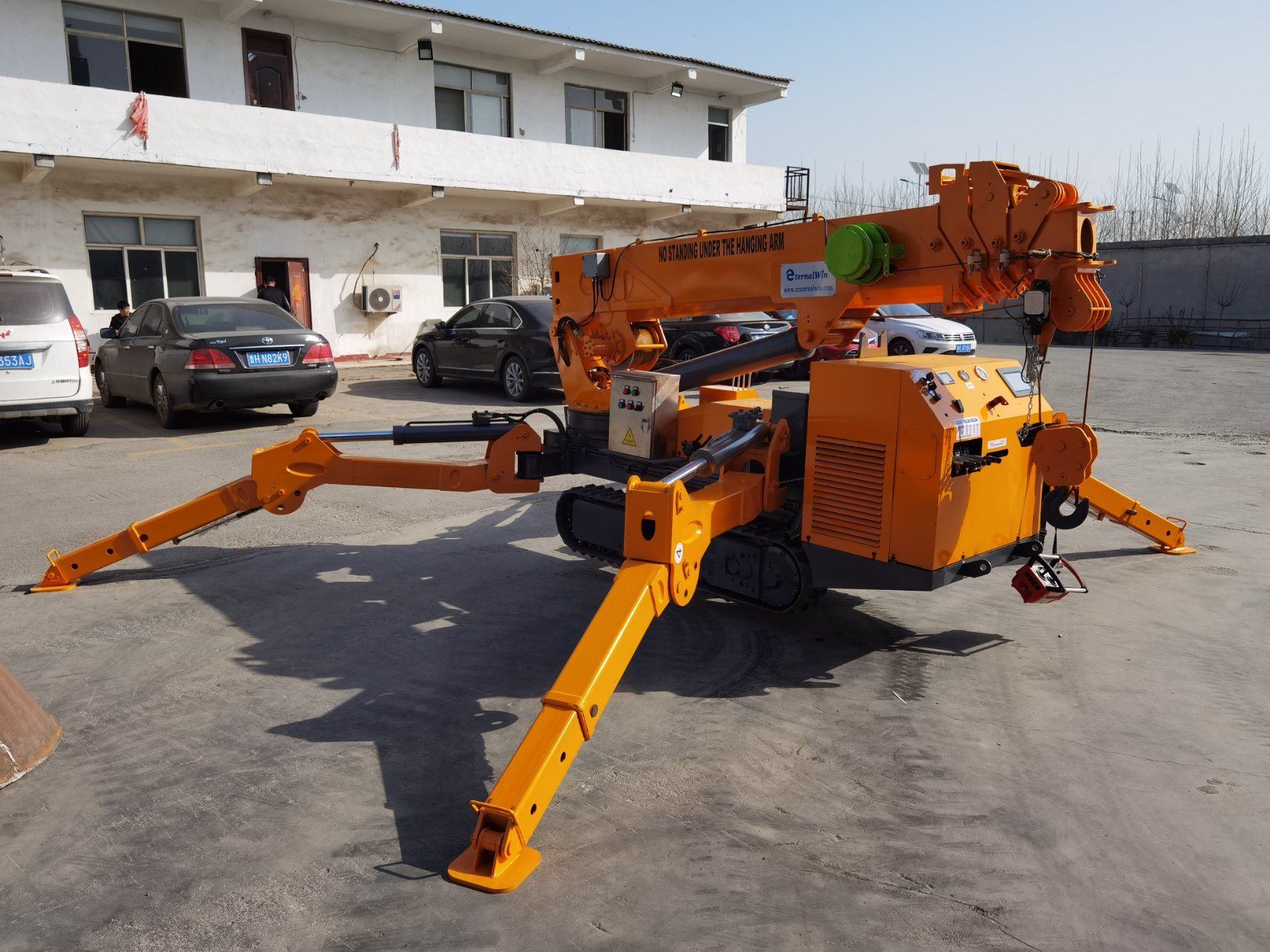 8t Lifting Weight Lifting Construction Spider Crawler Cranes with Remote Control