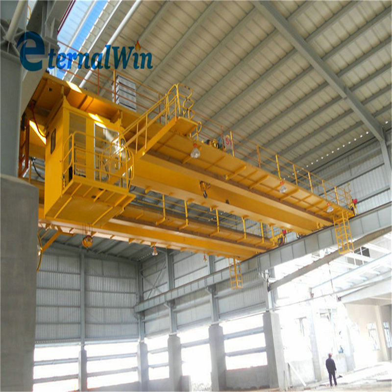 China 
                Best Quality 10 20 Tons Electric Hoist Double Girder Overhead Crane for Sale
             supplier