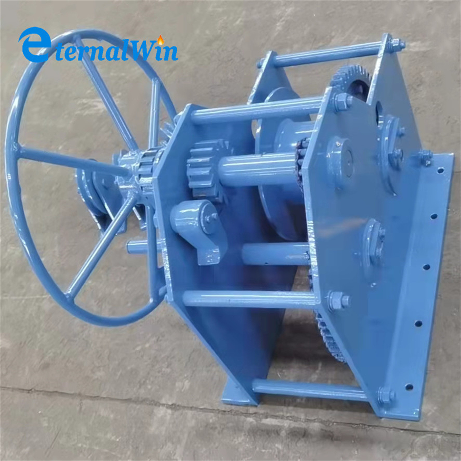 Boat Hand Winch Hand Crank Manual Trailer Winch Video Portable Hand Manual Boat Winch Galvanized Witch Cable