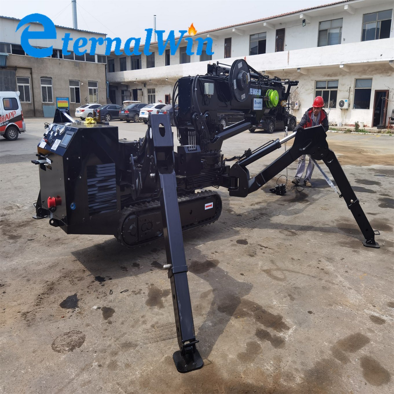 CE Certificate 3 Ton 5 Ton Mini Spider Crane for Sale