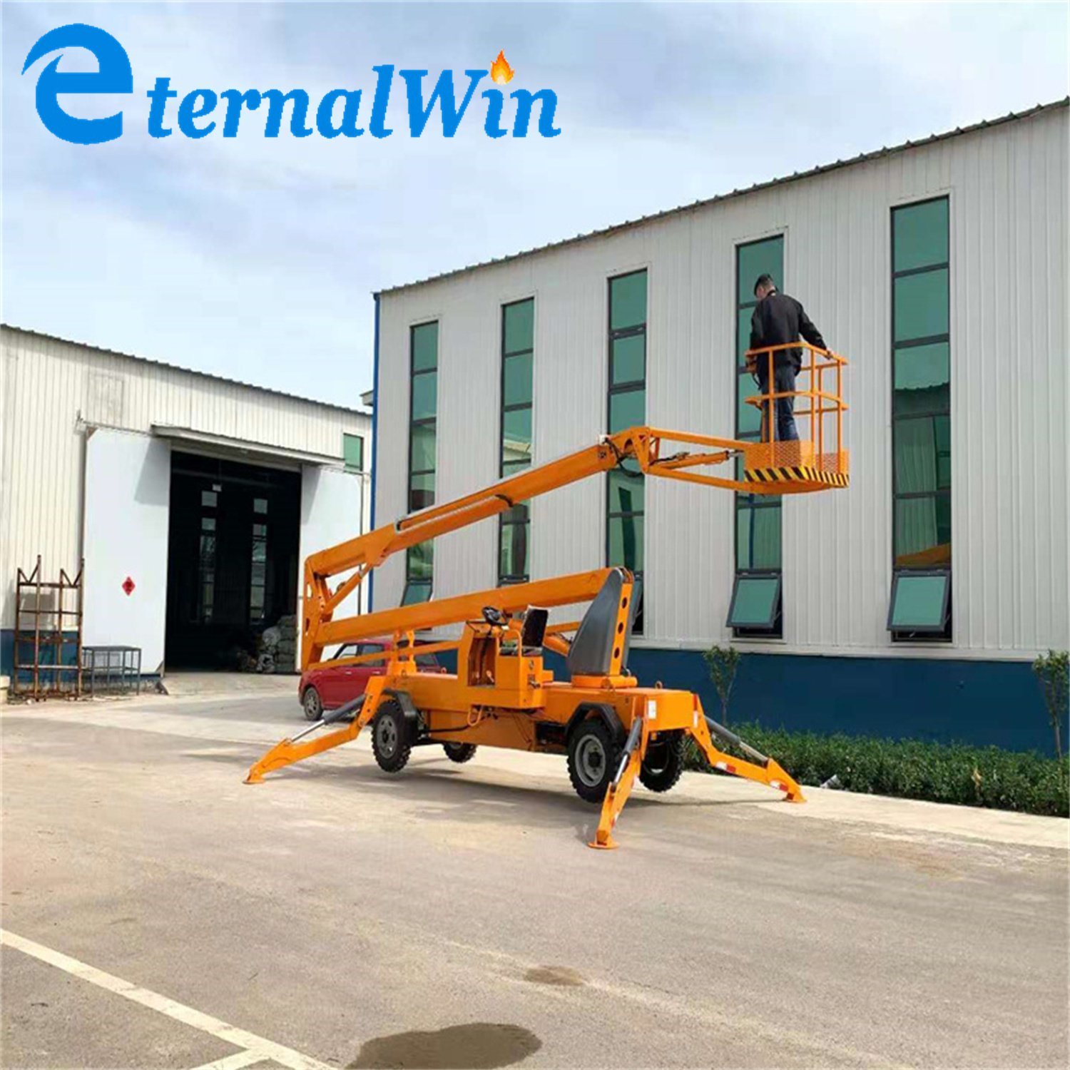 
                Precio barato Boom Lift Cheer Picker Boom Lift Table Fabricación Cherry Picker usó Lifter para una persona con el mango articulado Hombre
            