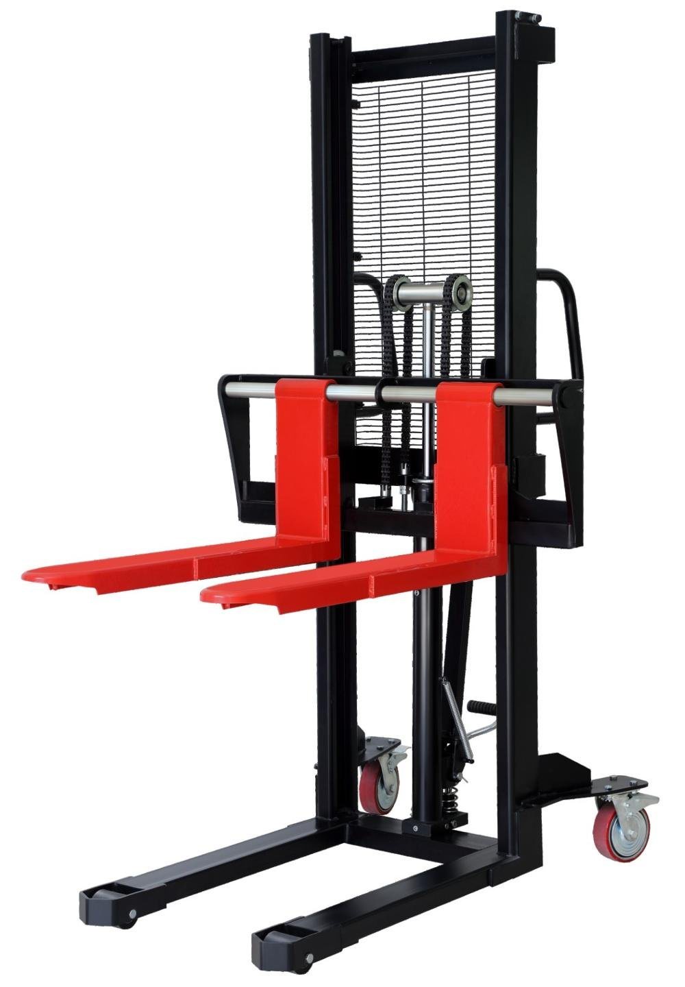 Cheap Self Loading Counterbalanced Reach Stacker Full Electric Forklift