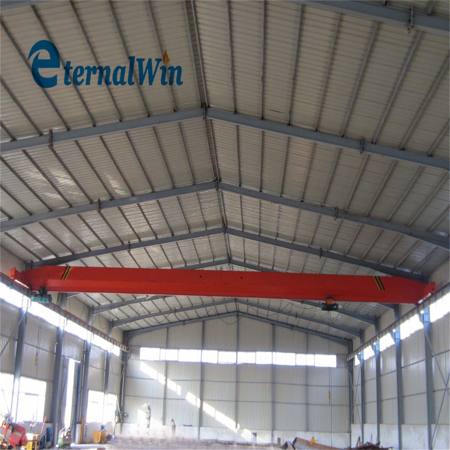 China Eot Crane Supplier Safe Driving Single Girder Overhead Bridge Crane 1 Ton 2 Ton 5 Ton 10 Ton 20 Ton