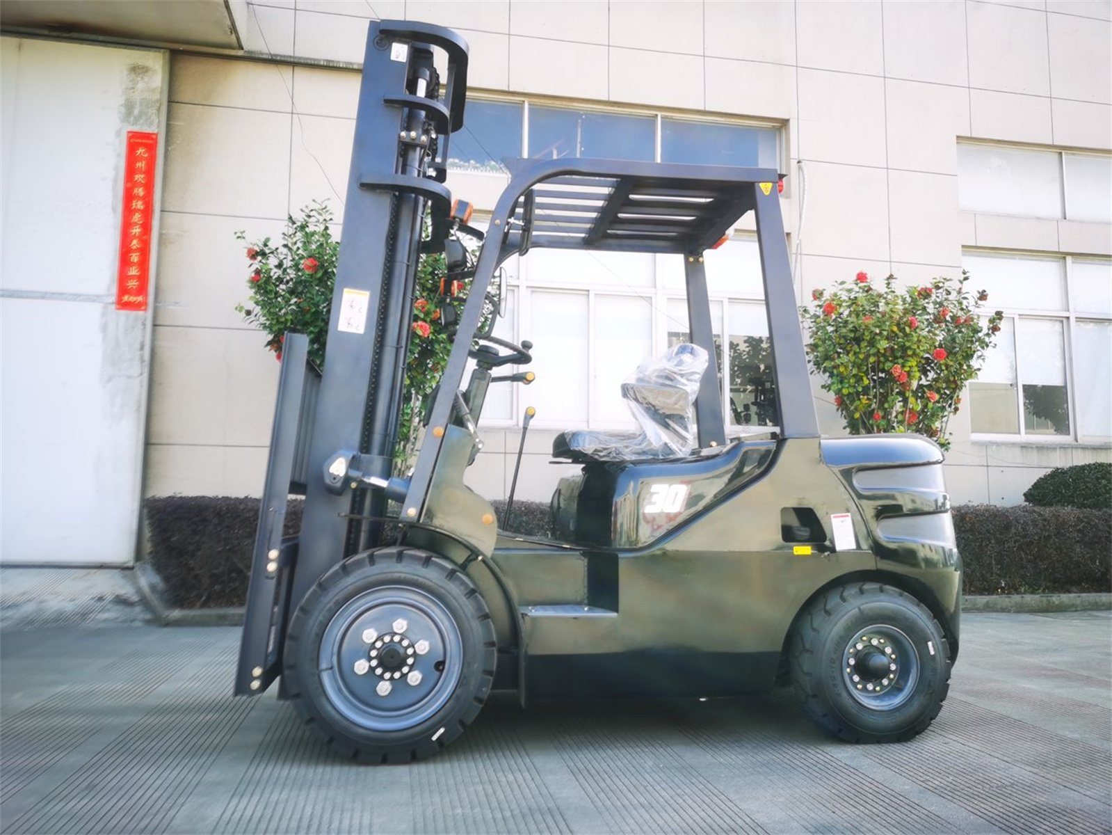 China Factory Hydraulic Cylinder Diesel 4 Wheels LPG Forklift