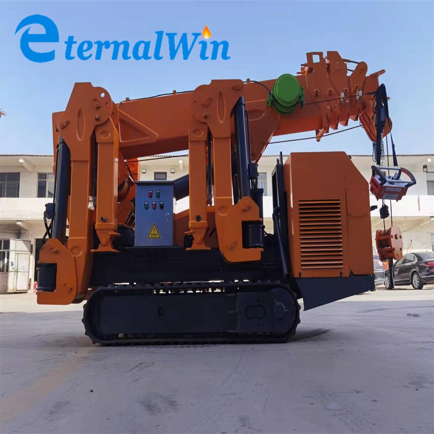 China Manufacturer 5 Ton Mini Spider Crawler Mobile Crane Manufacturer with CE Certificate