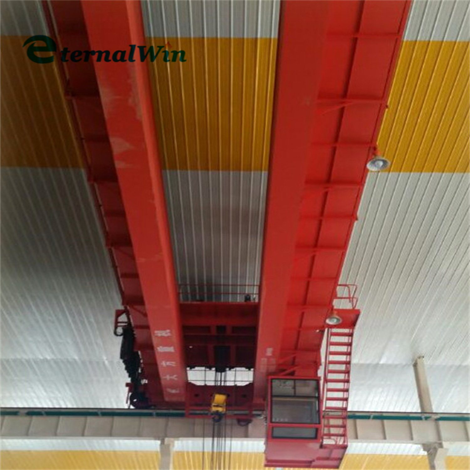 China Supplier Movable Double Girder Bridge Overhead Crane 5 Ton 10 Ton 20 Ton