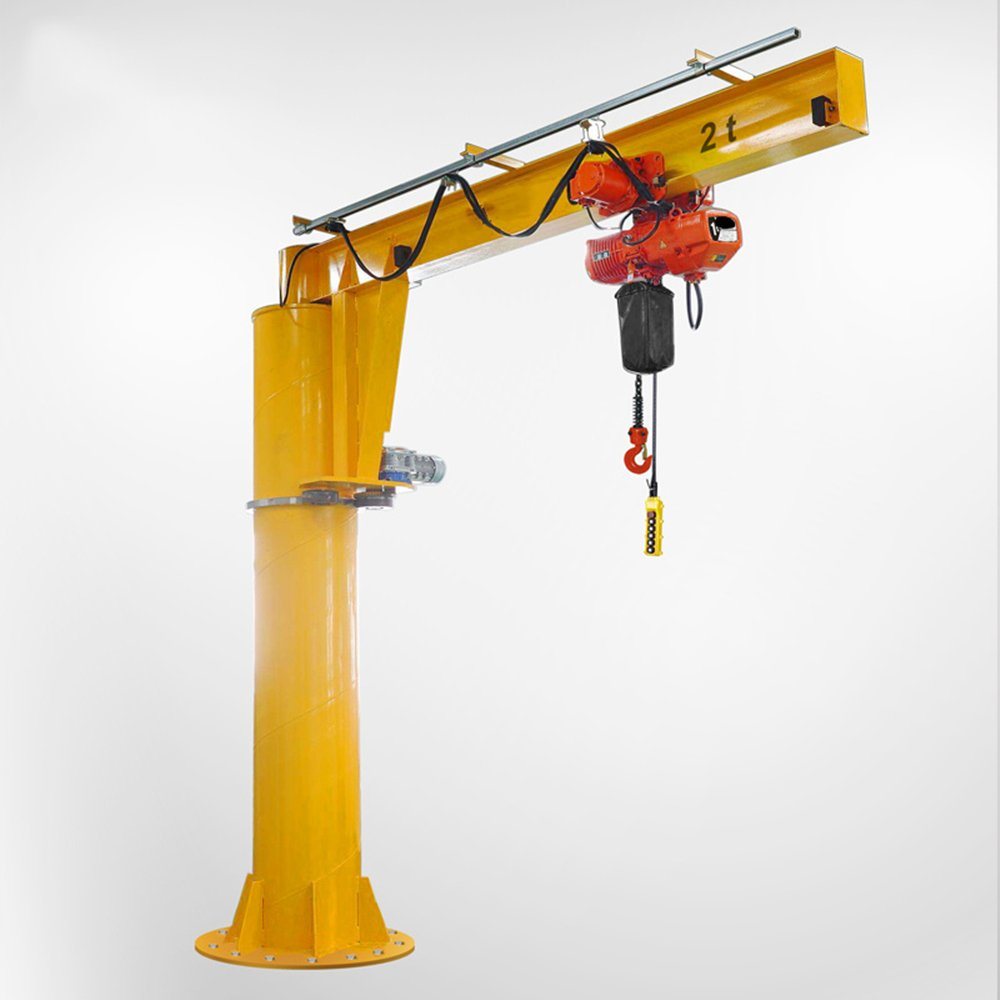 Column Mounted Slew Jib Crane Complete Set with Compound Anchor