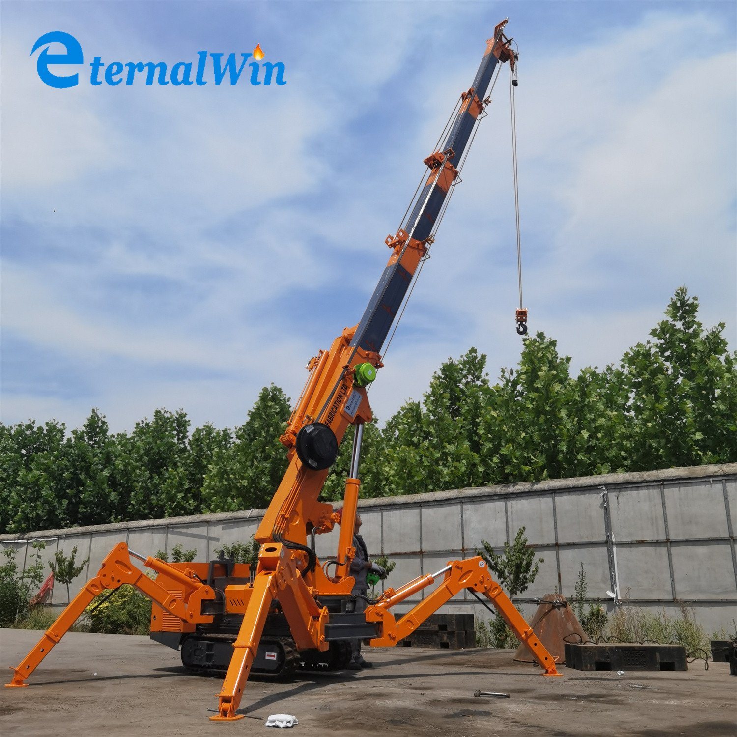 Chine 
                Construction utilisée Chine Mobile machine de levage usine 3t/5t/8t chinois Crawler Le prix des grues Spider est plus abordable
             fournisseur