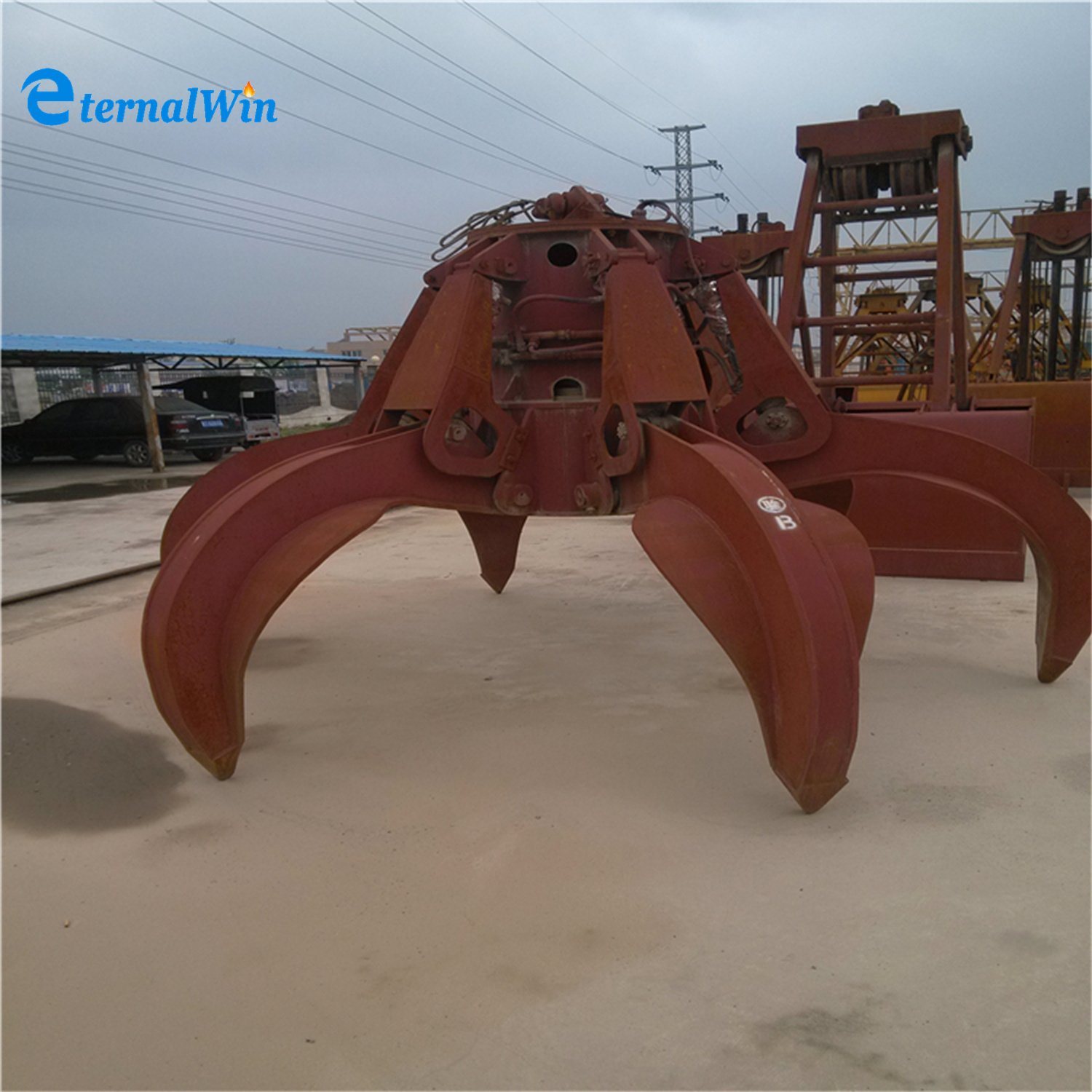 Crane Excavator 360 Rotating Grapple Grab for Sale