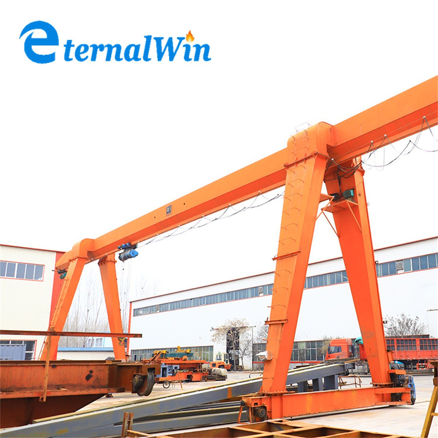 Chine 
                Personnalisable de 20 tonnes de capacité span 12-30 m grue à portique poutre unique grue à portique de la machine
             fournisseur