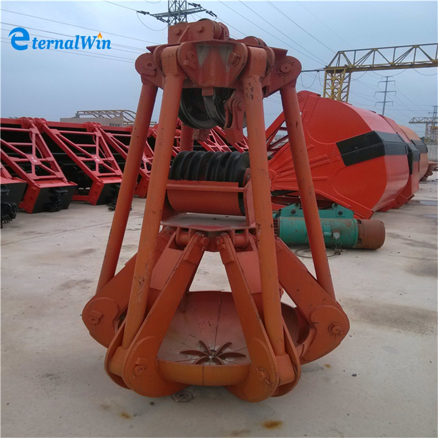 Customized CE Certificated Clamshell Grab Used on Gantry Crane and Overhead Crane