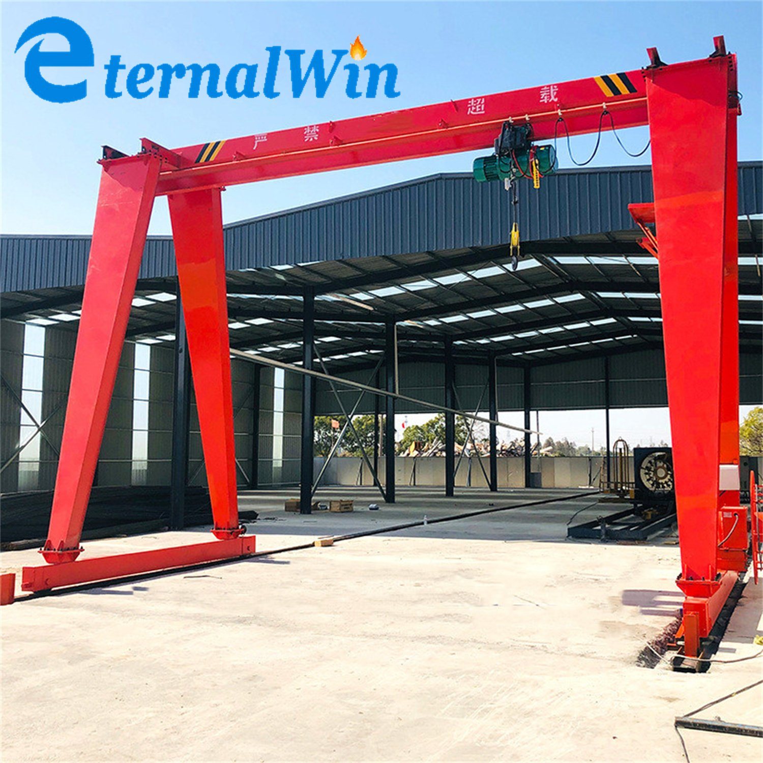 Customized Electric Single Beam Gantry Crane 20t Mh Hoist Gantry Crane