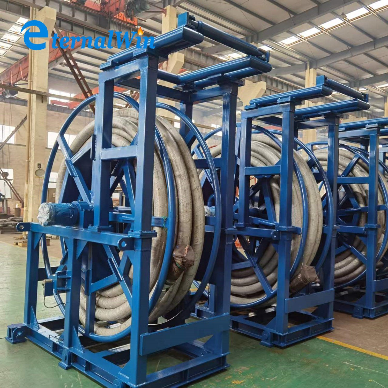 
                Marina personalizada barco eléctrico Plataforma Offshore Malacate Carrete de manguera de 20kn tubo de 40kn malacate de elevación para la venta
            