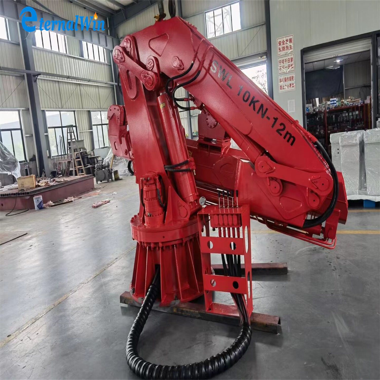 Customized Small Hydraulic Crane Marine Knuckle Boom Deck Crane