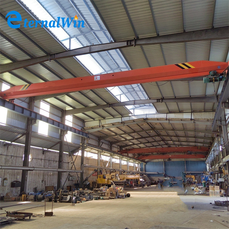 Customizing Workshop Lifting Equipment Machine 2tons Single Beam Bridge Overhead Crane with Electric Hoist