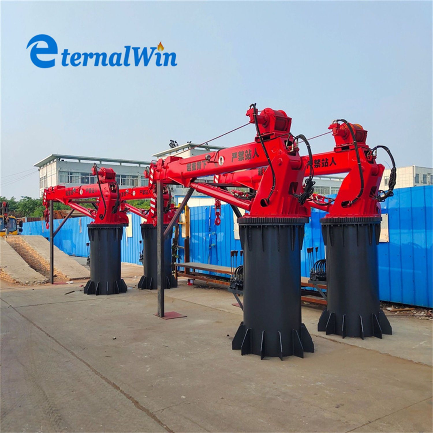 China 
                Deck Crane Electric Hydraulic Telescopic Boom Crane Marine Pedestal Davit Crane for Ship Lifting
             supplier