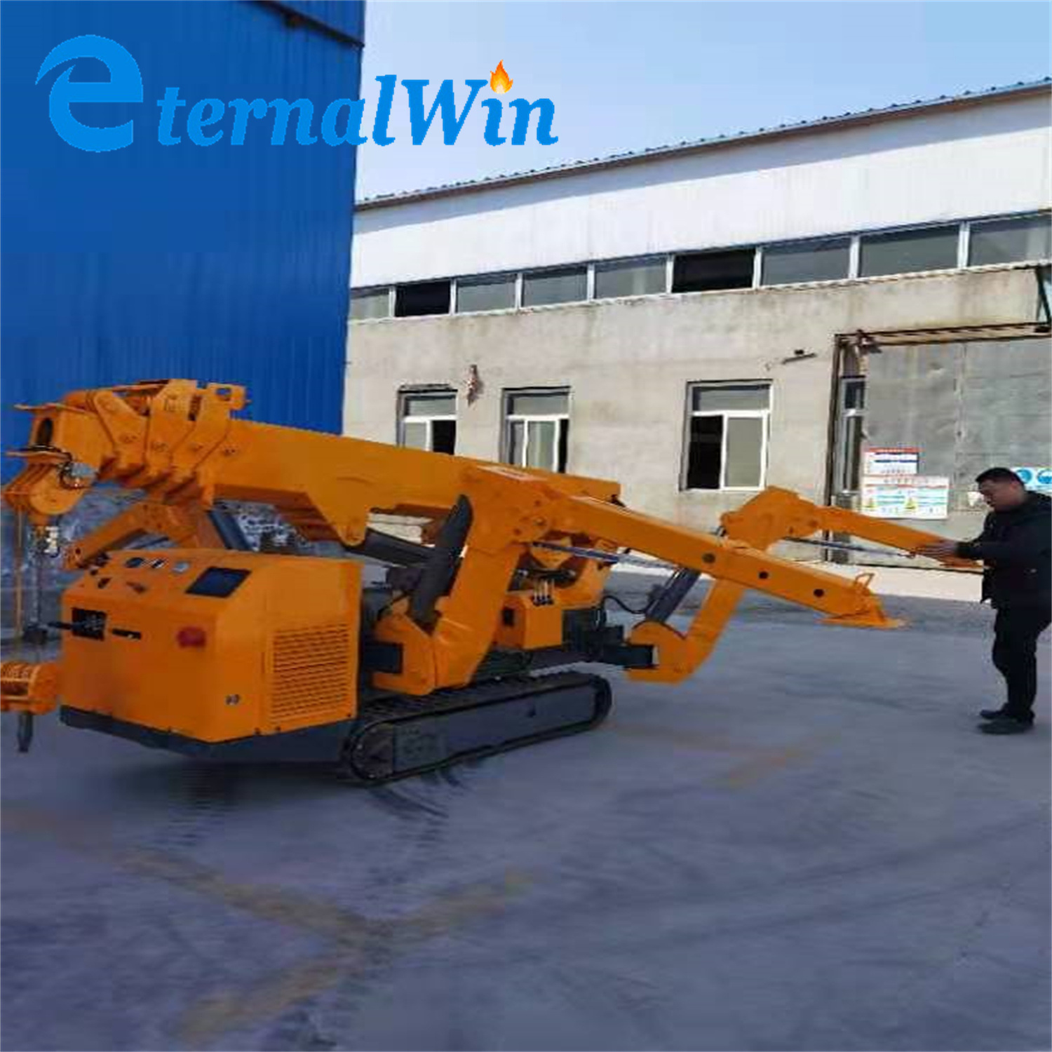 China 
                Fabricante directo 3ton ton rastreador móvil 5Mini grúa araña
             proveedor