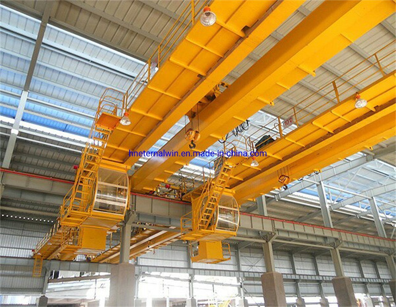 China 
                Electric 10 T 20 T 30 T 50 T 100 T Double Girder Overhead Crane Double Beam Overhead Crane with Cabin
             supplier