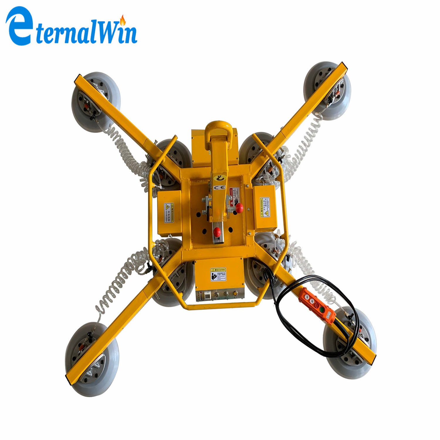 Electric Batteries Lifting Machine Suction Cup Glass Vacuum Lifter for Outdoor Window Installation