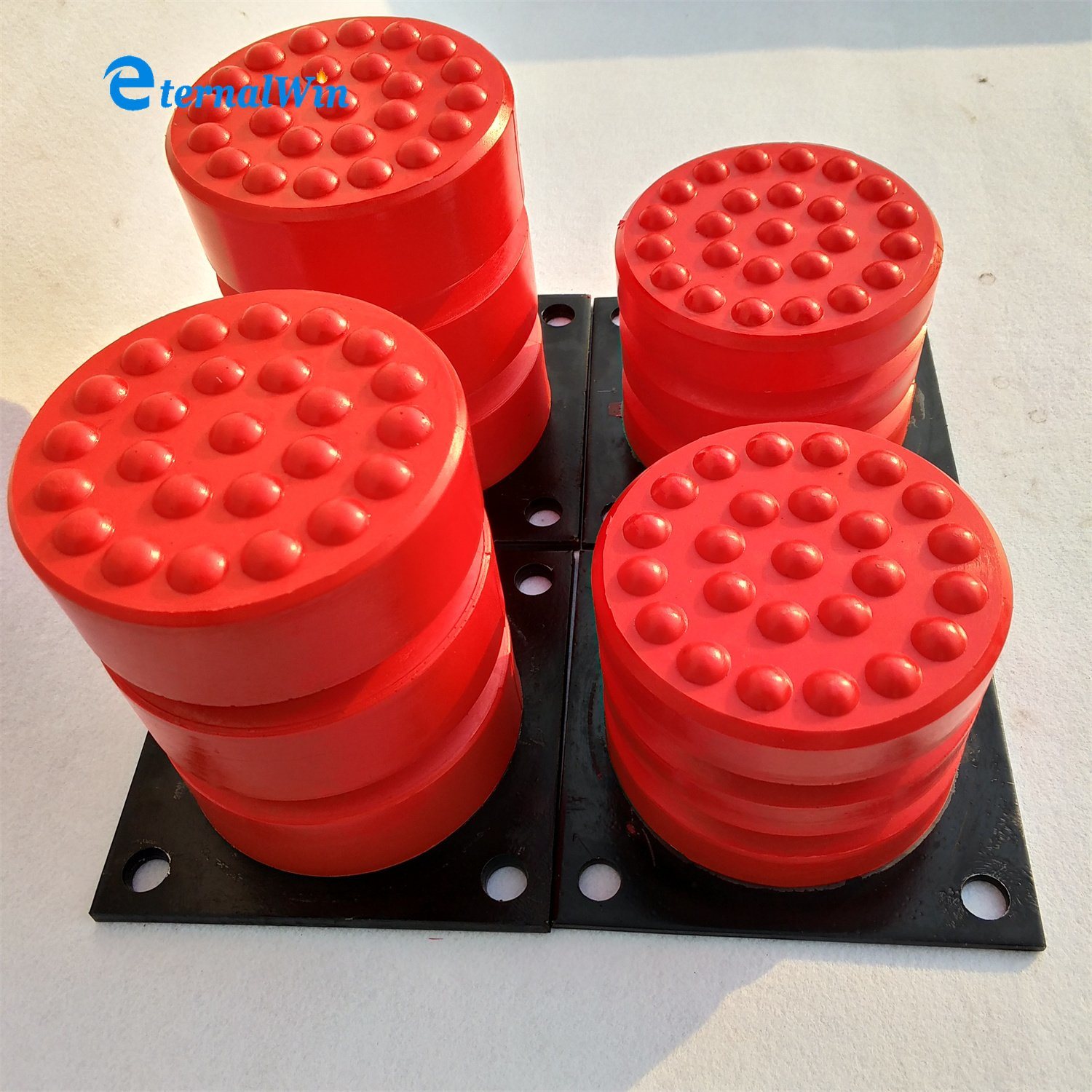 Elevator Parts Llift Nylon Parts Factory Red Crane Rubber Buffer Zdq-a-12 Workshop Use Crane Driving Polyurethane Buffer