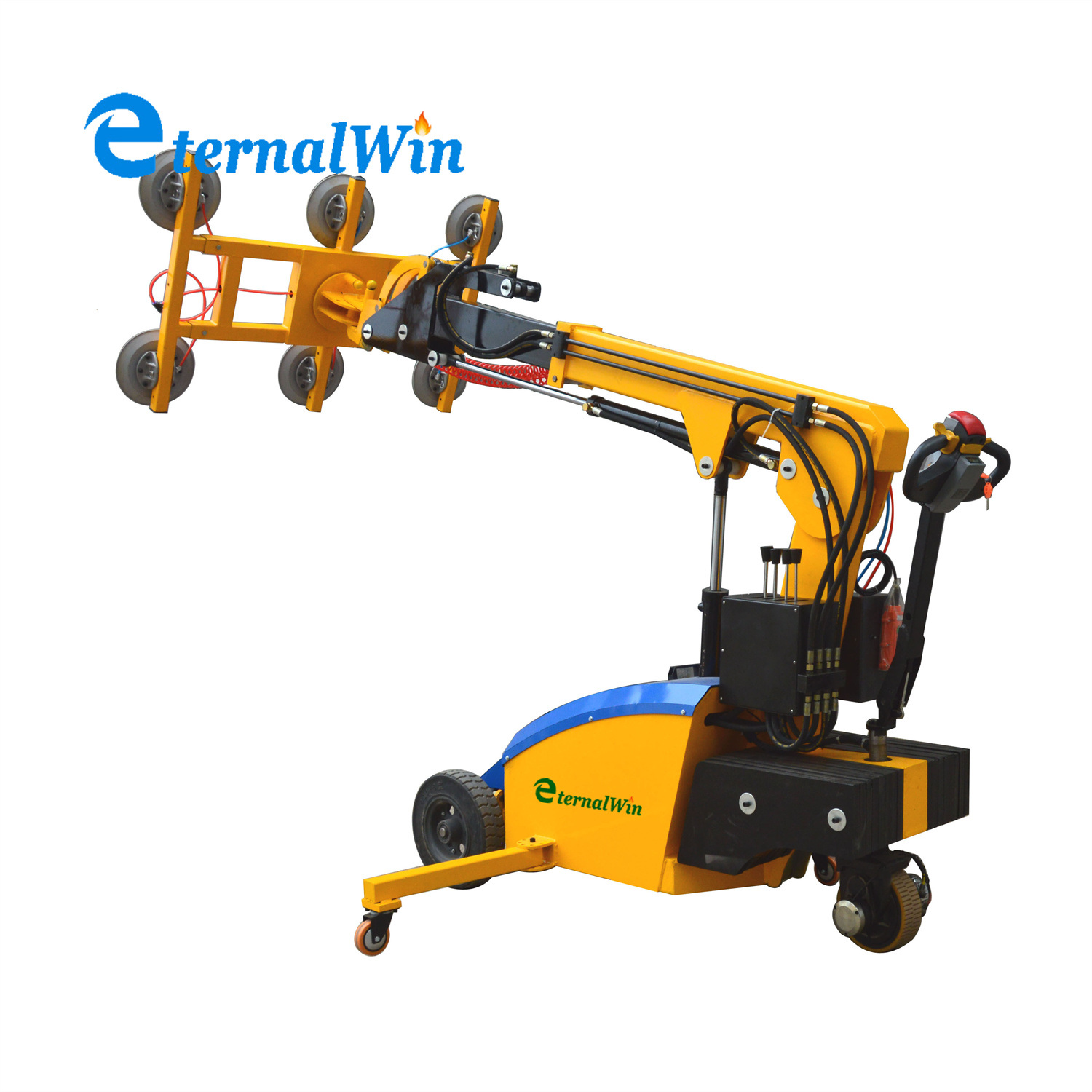 Eternalwin Brand Dual Circuit Glass Vacuum Suction Cup Lifter 400kg 600kg 800kg 1000kg 1200kg