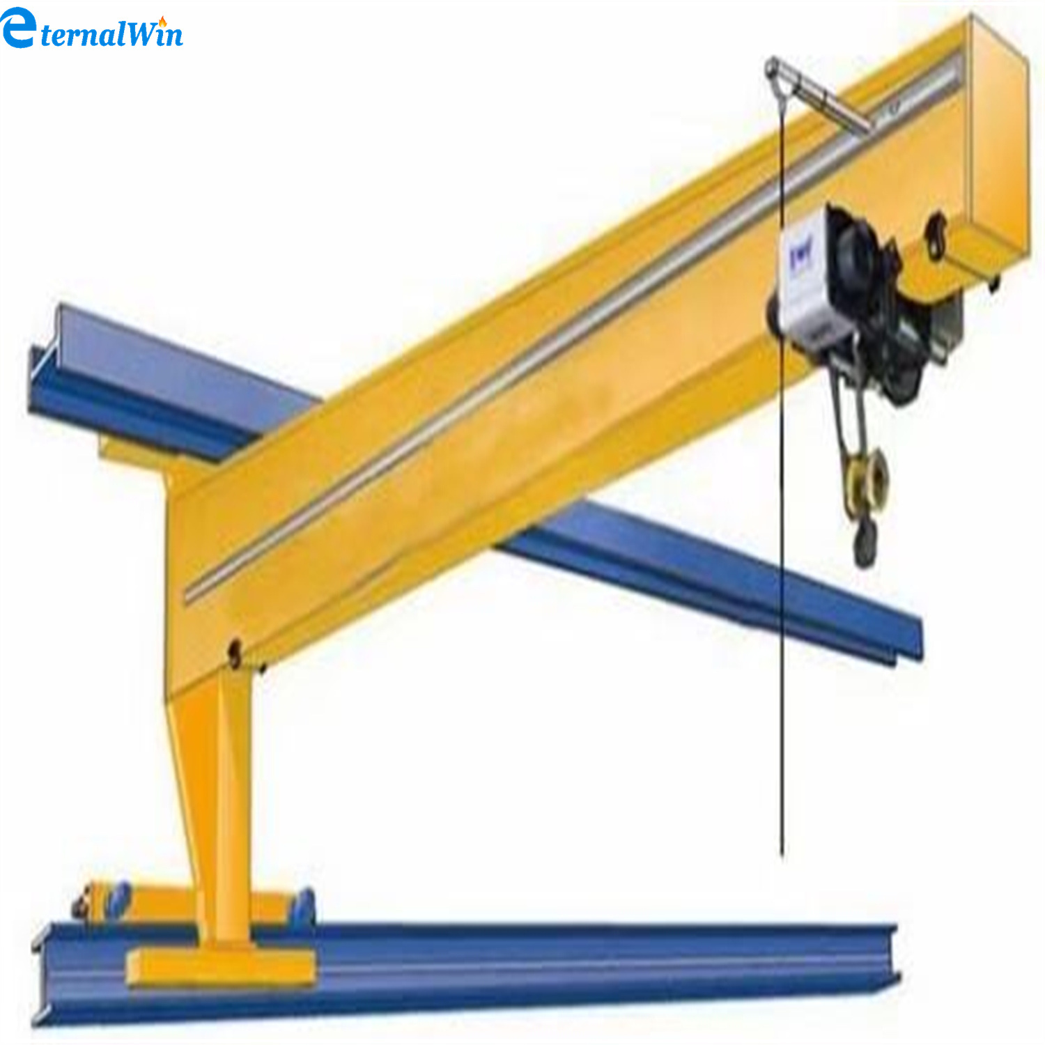 European Style 90 Degree Rotation Electric Telescope Wall Mounted Traveling Jib Crane for Construction