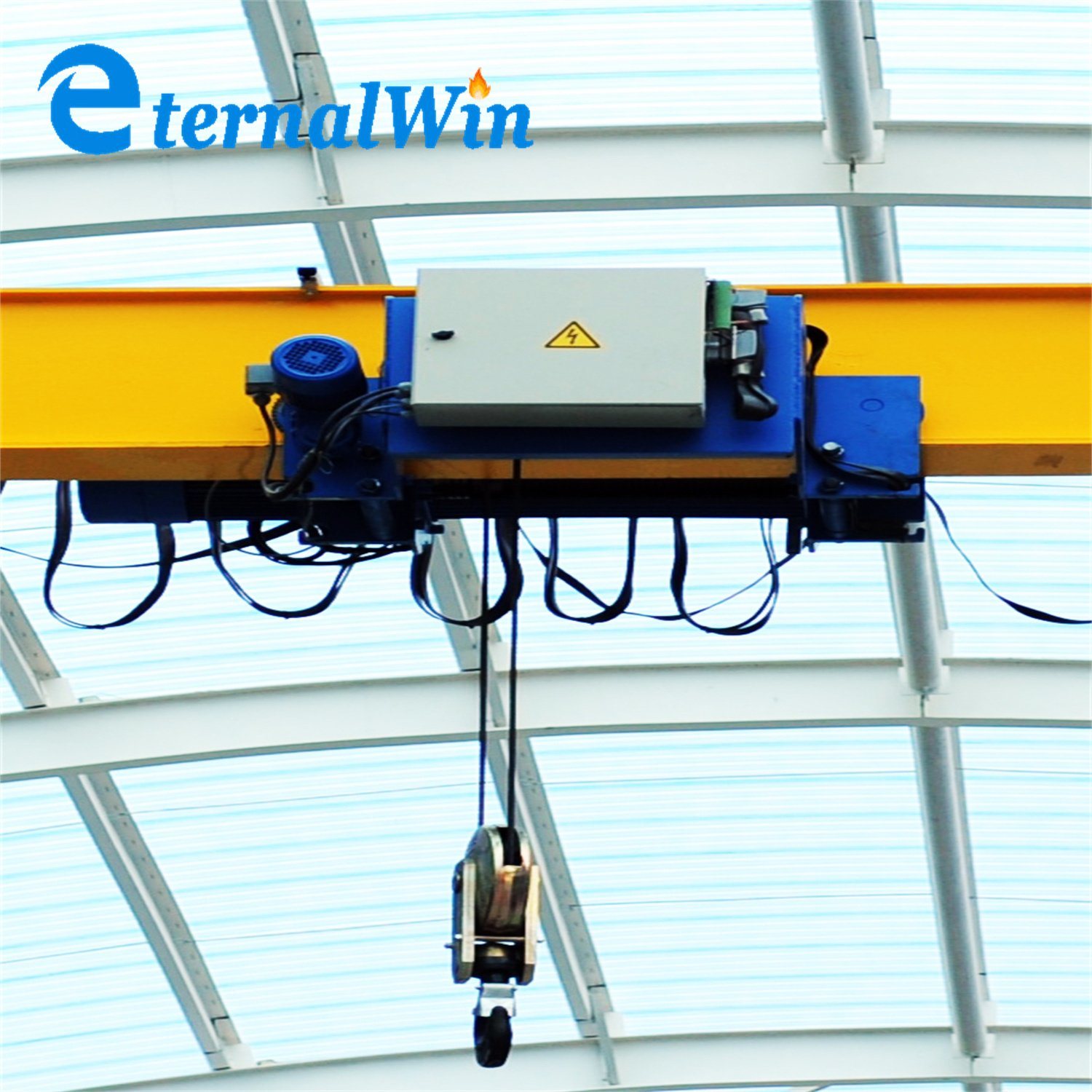 China 
                European Type Electric Hoist Low Headroom Single Girder 5 Ton Electric Wire Rope Hoist
             supplier