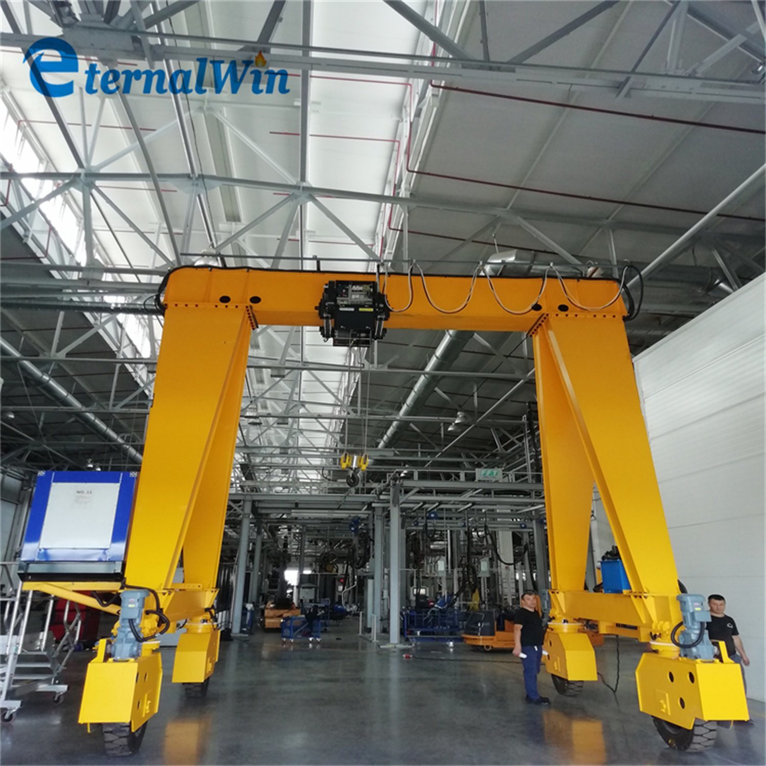 China 
                Factory Direct Rtg Model Double Girder Rubber Tired Container Gantry Crane Price
             supplier