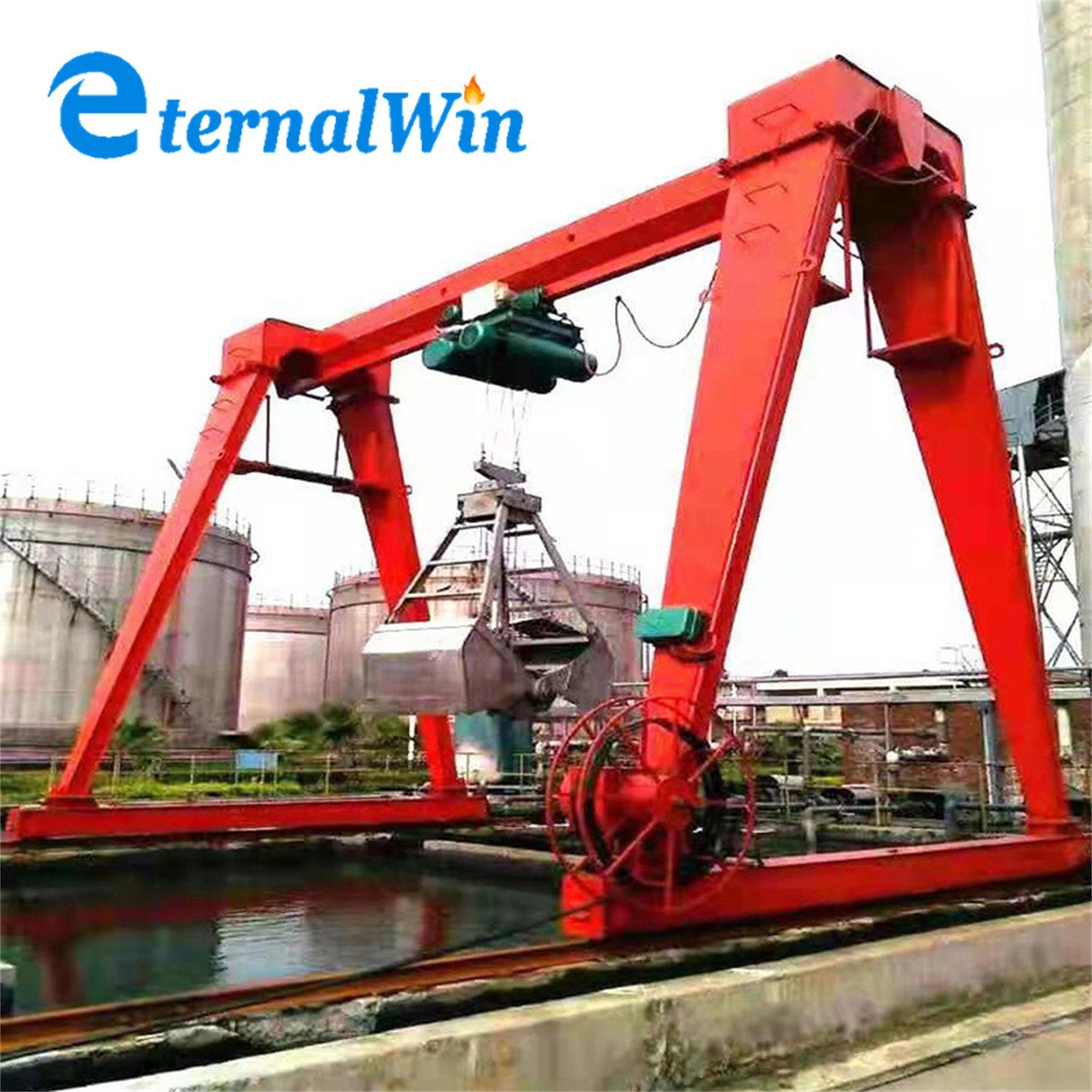 China 
                Factory Direct Sale Top Quality Mh Type Electric Single Girder Outdoors Gantry Crane Single Girder Gantry Crane with Electric Hoist
             supplier