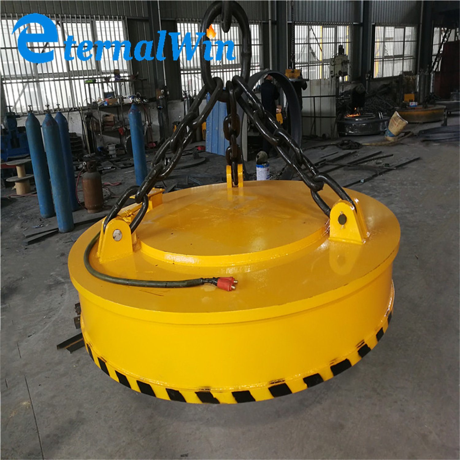 Factory Price Material Handling Electromagnetic Sucker Circular Electro Excavator Sine Magnet Chuck