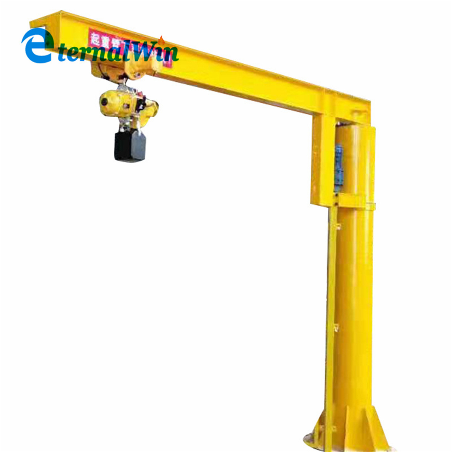 China 
                Fixed Pillar Boom Rotation 360 Degree Electric Davit Jib Crane with Long Life Service
             supplier