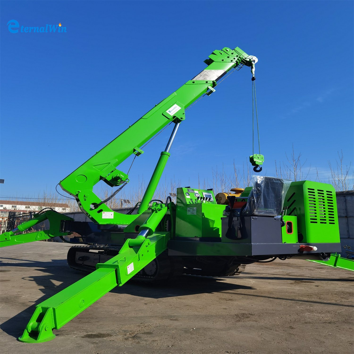 Foldable 1t 2t 3t 5t Mini Spider Crawler Crane Price