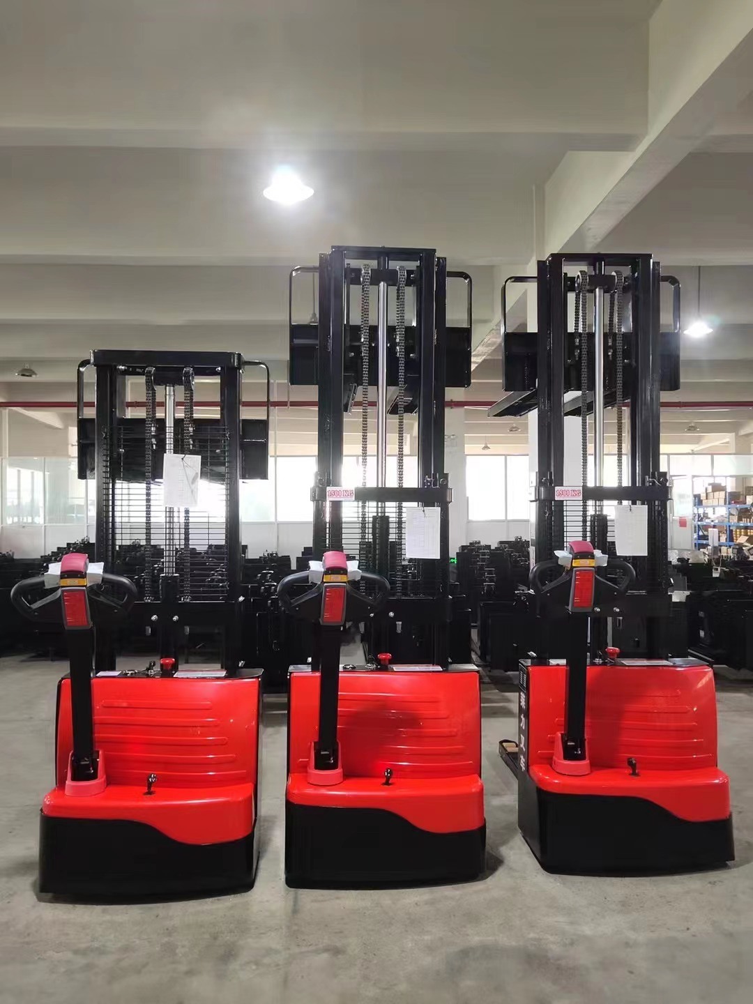
                Full Electric Hydraulic Forklift Reach Walking Type Stacker
            