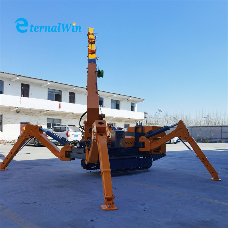 Germany Hot Selling 3 Ton Hydraulic Mini Folding Crane with CE Spider Crane