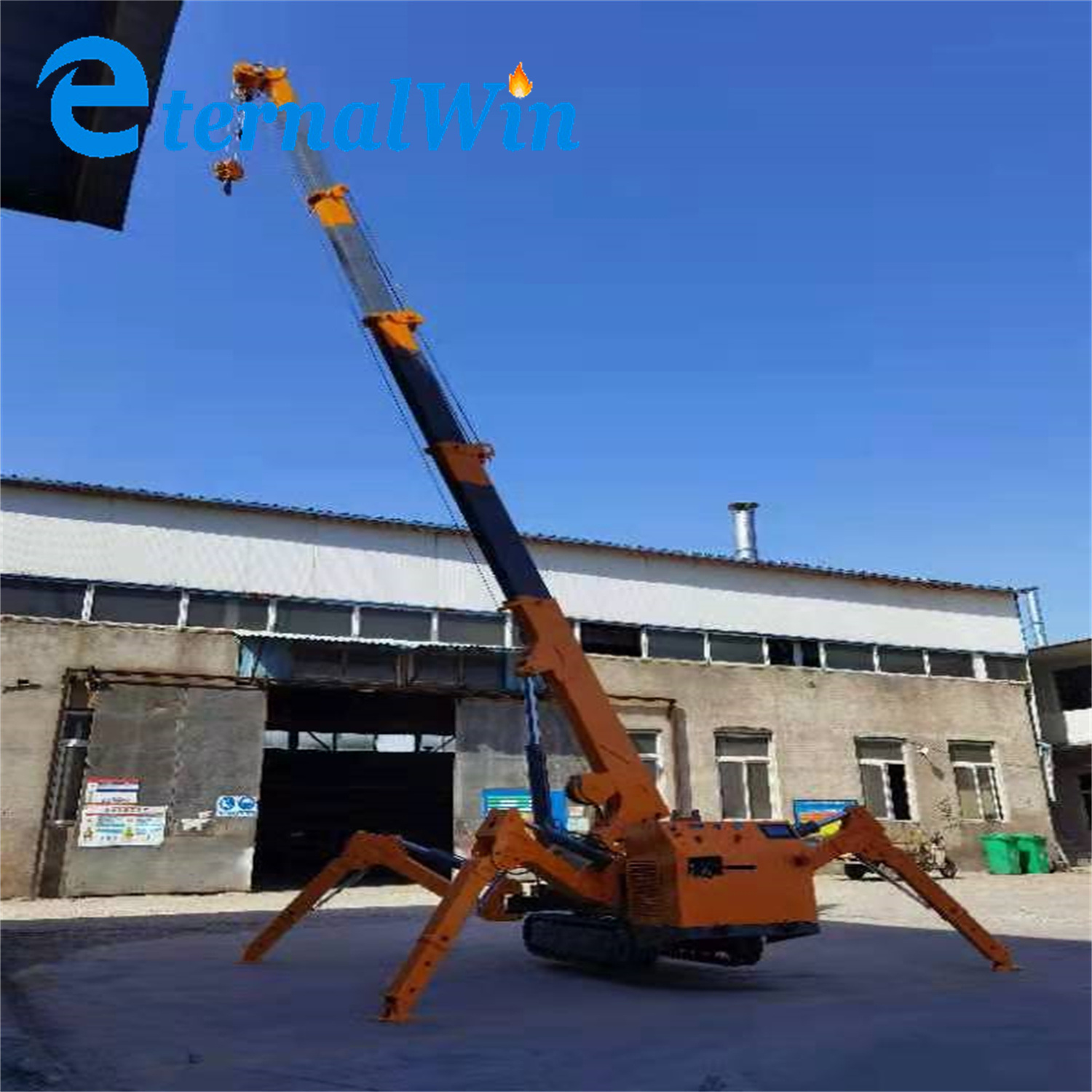 Good Condition Spider Crawler Crane with Hydraulic Telescopic Outrigger Small Cranes for Narrow Space