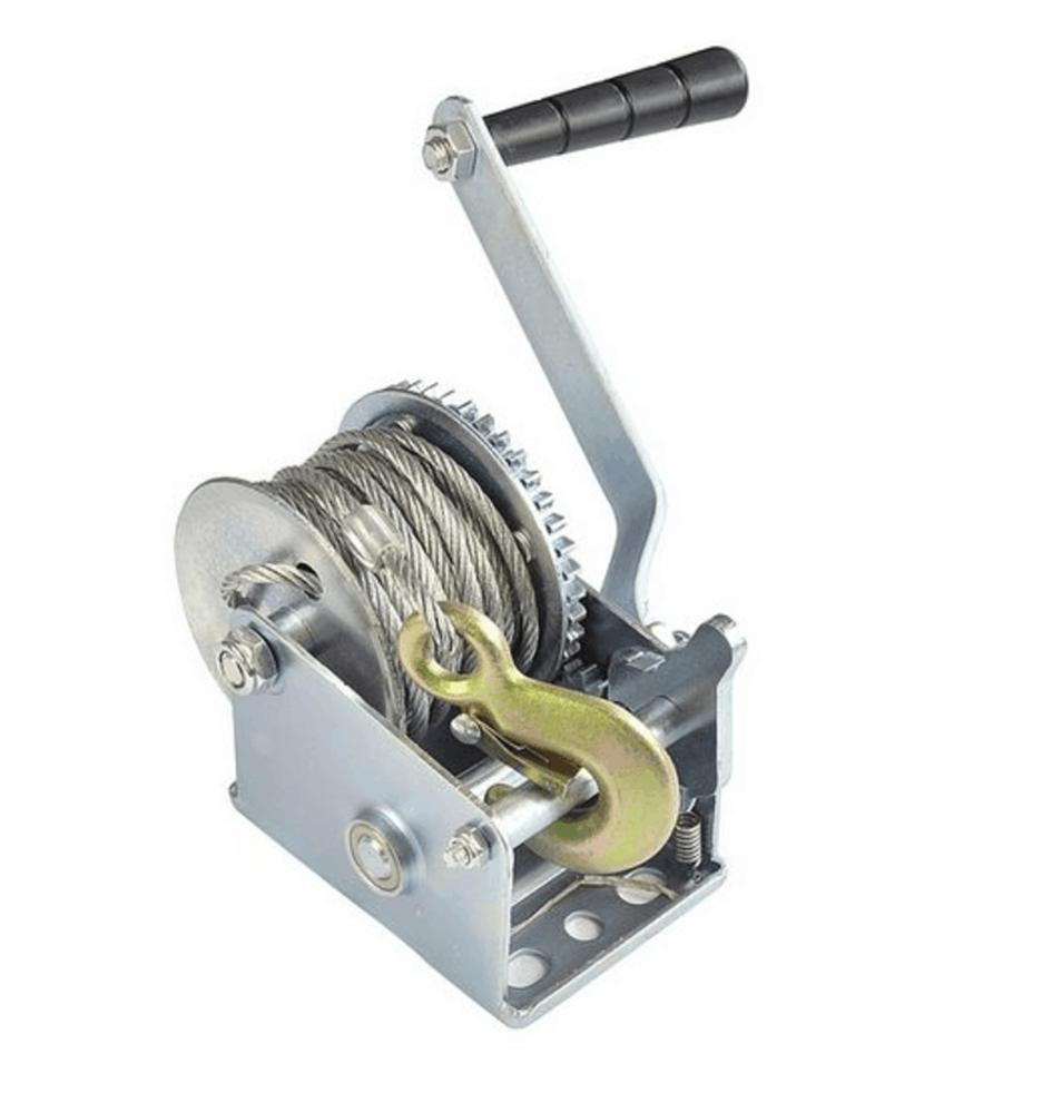 
                Hand Winch 1000lb Pulling Winch Boat Towing for Trailer Hand Manual Crank Winch Trailer Parts
            