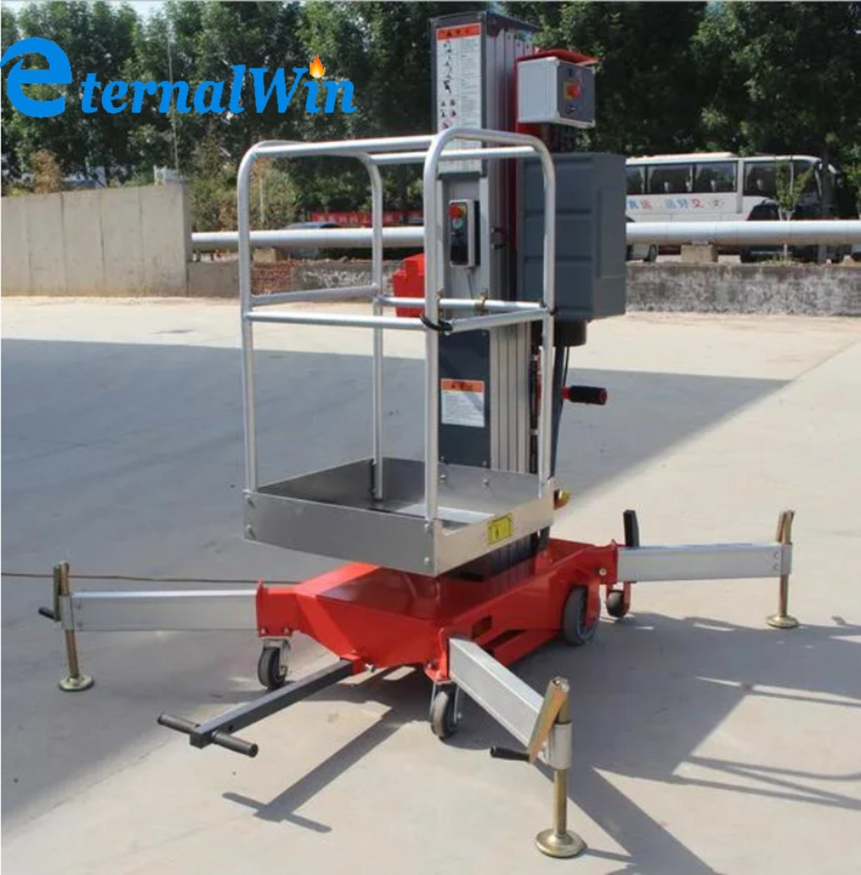 Handling Equipment Aluminum Alloy Mast Platform Aerial Working Lift Platform for Aerial Work