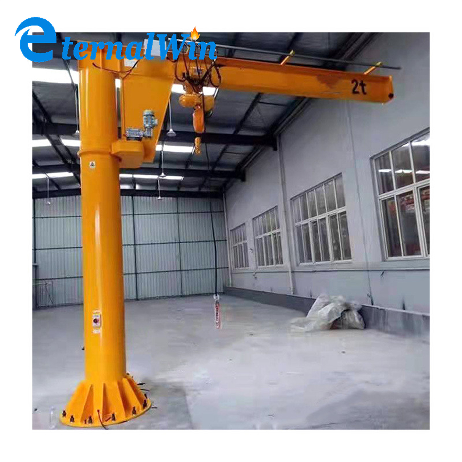 Heavy Duty Electric Powered Cantilever Jib Fixed Crane