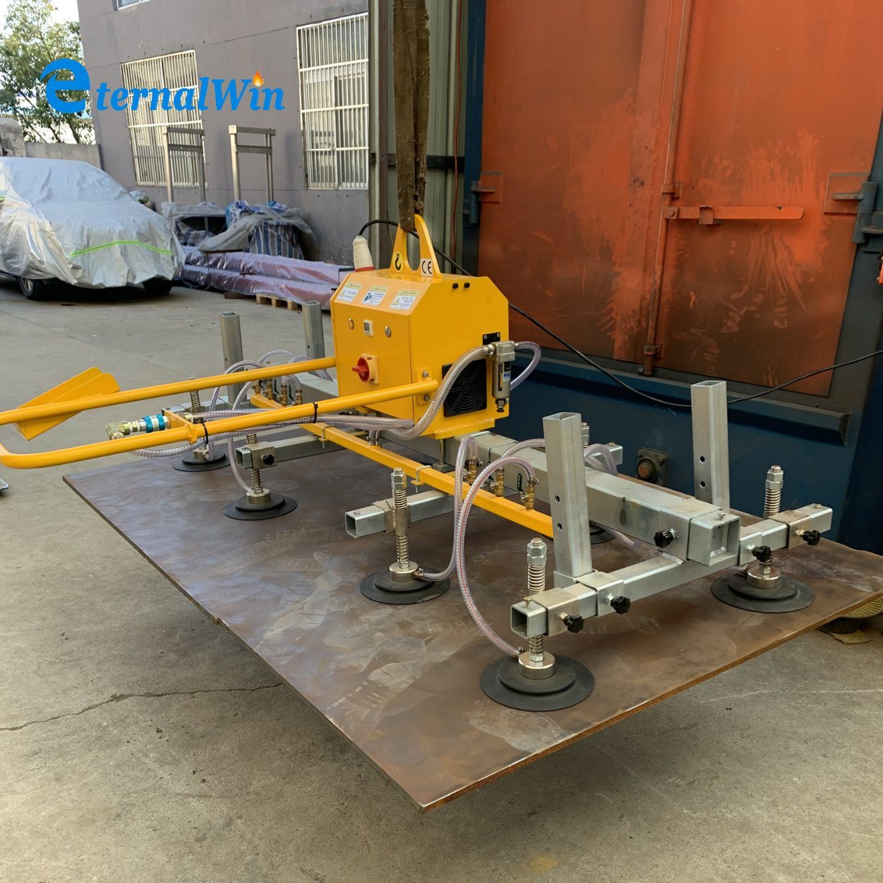 
                Heavy Duty Steel Plate Glass Vacuum Handing Lifting Equipment Vacuum Lifter for Plates Marble
            
