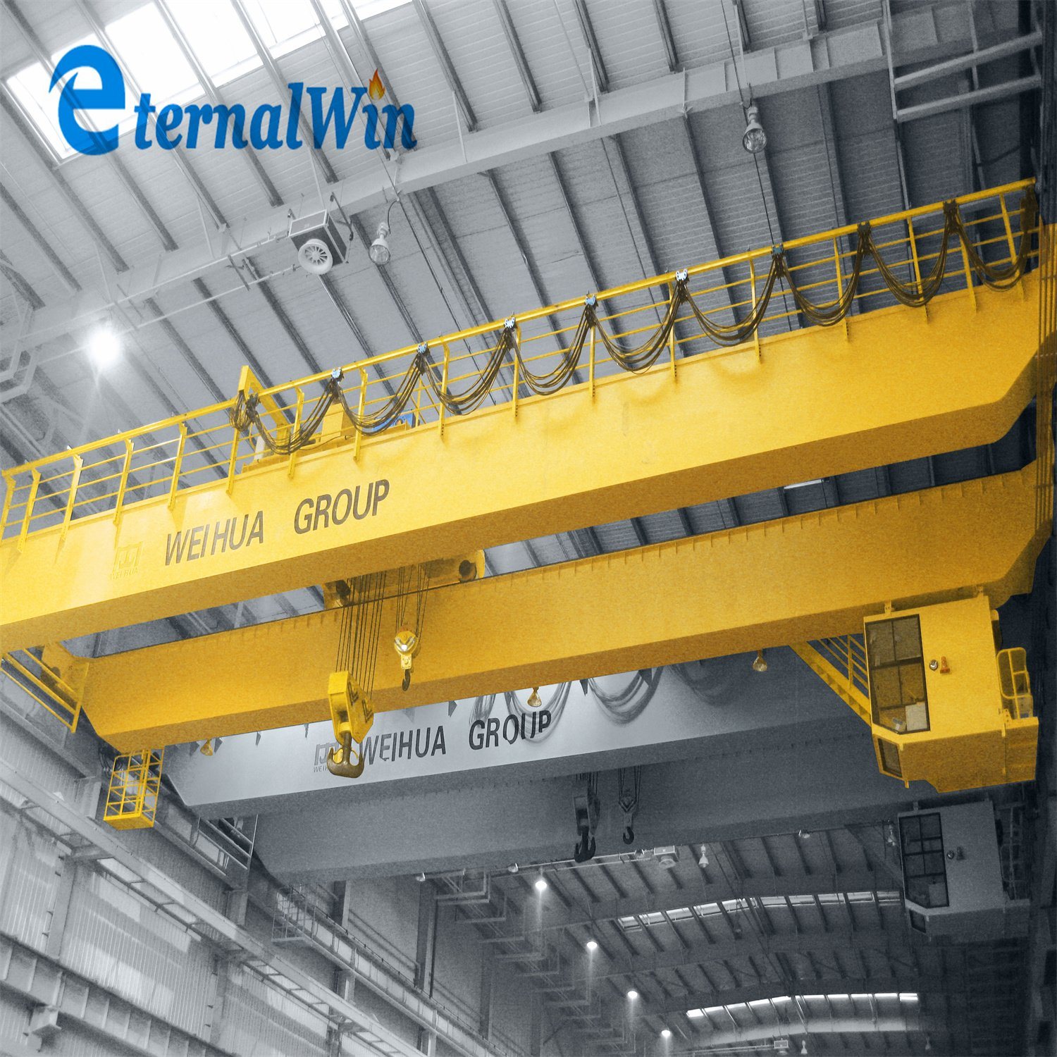 China 
                High Performance Double Girder Travelling Overhead Hoist Crane with Low Price
             supplier