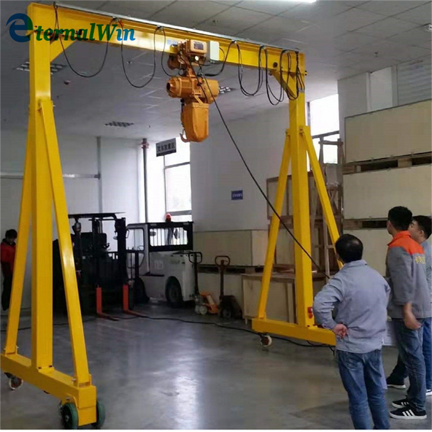 High Quality Lifting Equipment Single Girder Small Gantry Crane Price Manufacturer