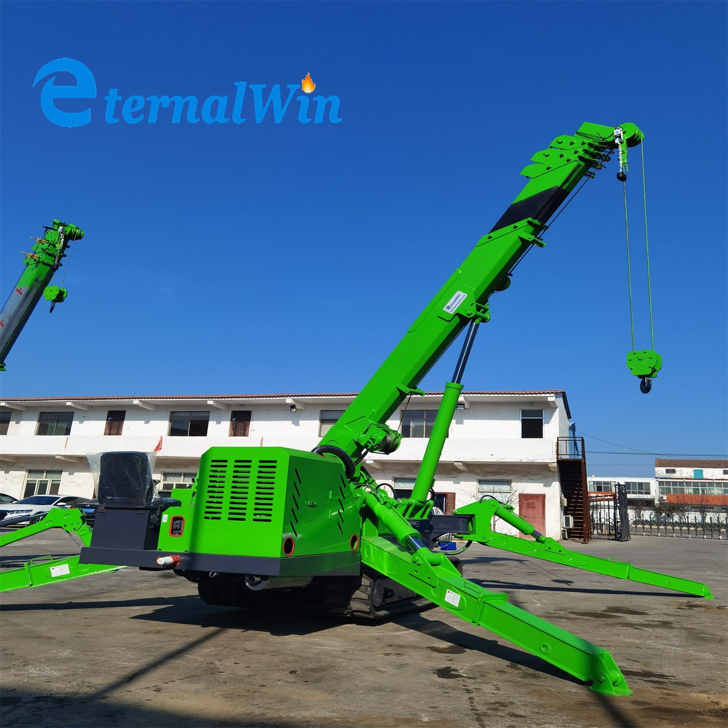 
                High-Quality Mobile Cranes Use Electricity Crawler Spider Crane Without Noise 3 5 8 Tons
            