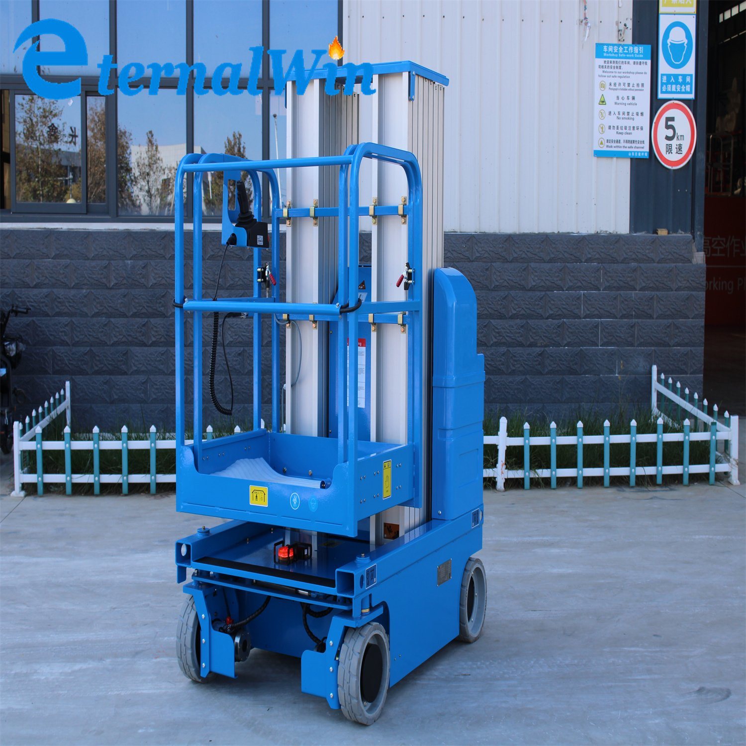 High Quality Single Mast Platform Lift Hydraulic Scissor Lift