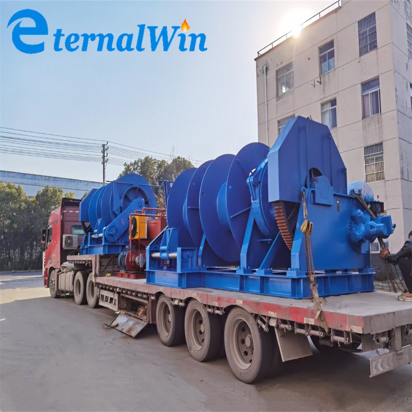 China 
                High Speed Small Hydraulic Winch Hydraulic Excavator Winch 50 Ton Marine Hydraulic Winch
             supplier