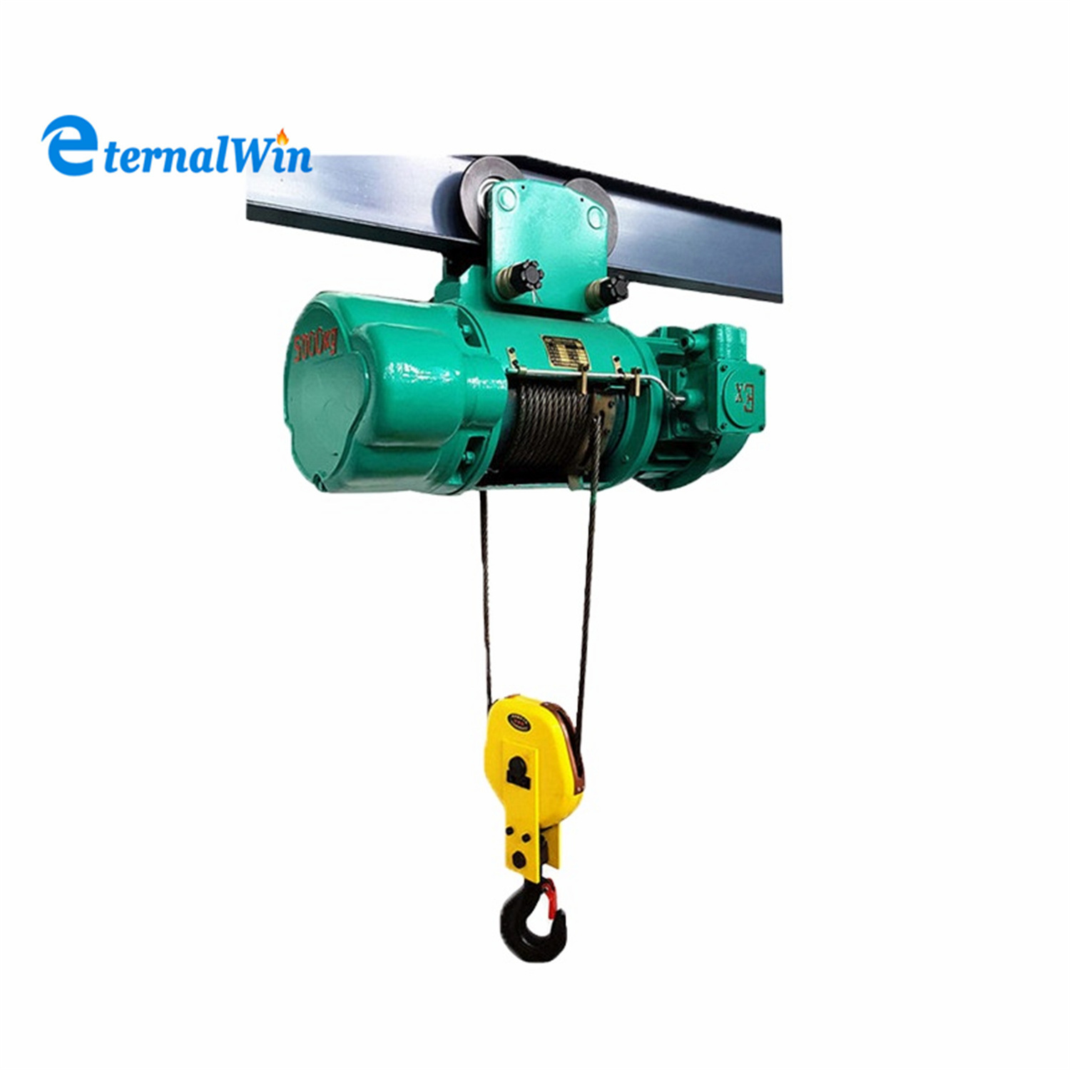 High Speed Traveling Electric Wire Rope CD Hoist with Trolley for Sale