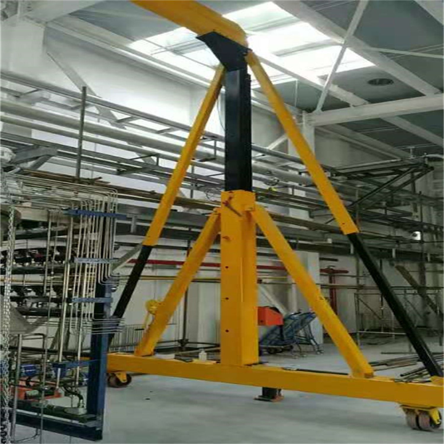 Hot Sale Portable Mini Gantry Crane with Wheel