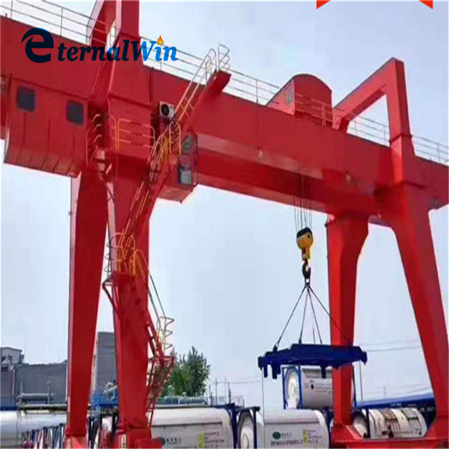 China 
                Hot Selling Double Girder Gantry Crane Customized Cantilever
             leverancier