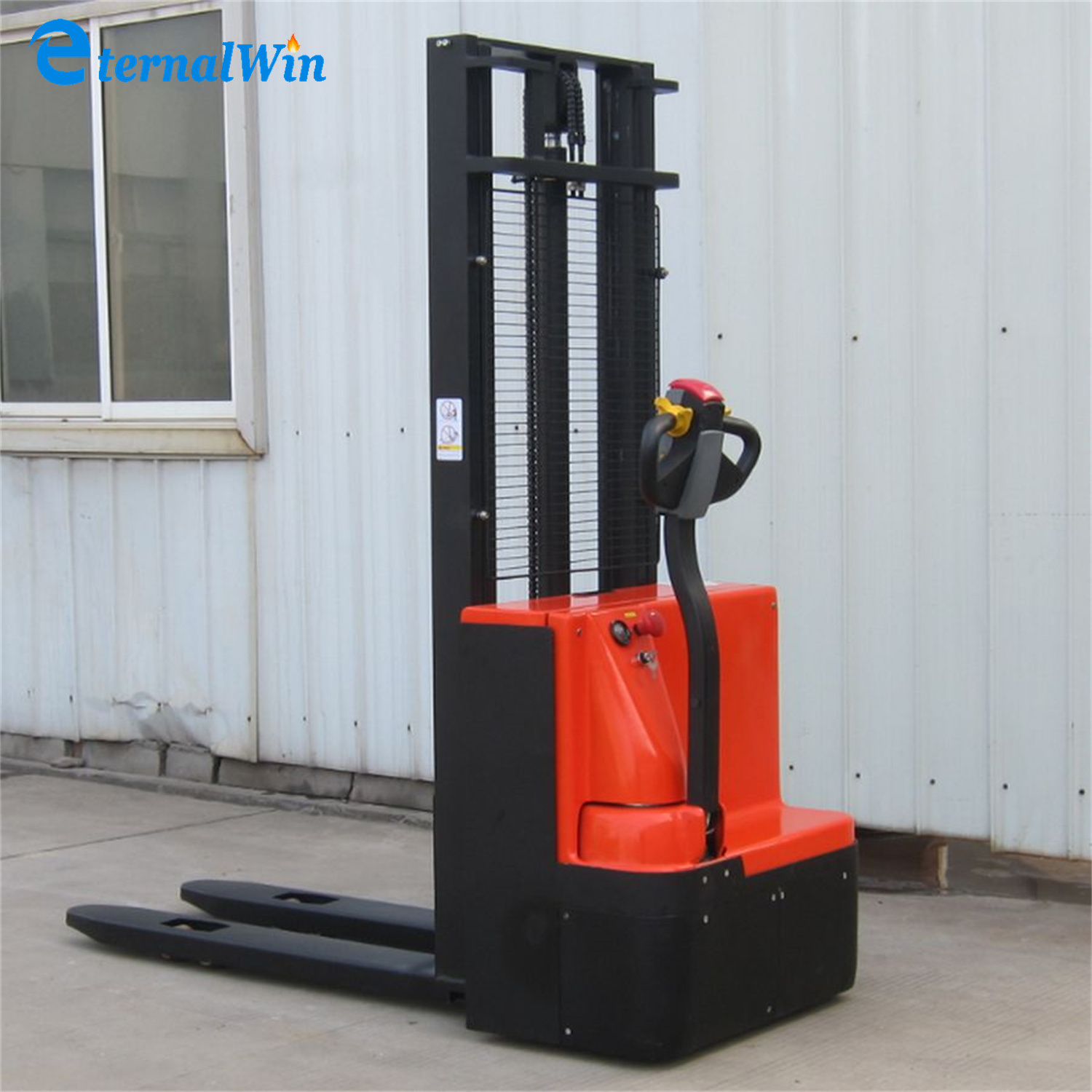Hot Selling Hydraulic Pallet Stacker Electric Powered Pallet Stacker 1ton 1.5ton 1.6m, 2.5m, 3m,4.5m Electric Stacker Pallet Truck Price/ Full Electric Forklift